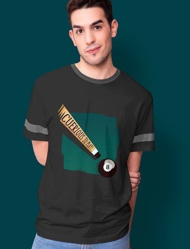 Vakum Millard Round Neck Snooker Printed T Shirt